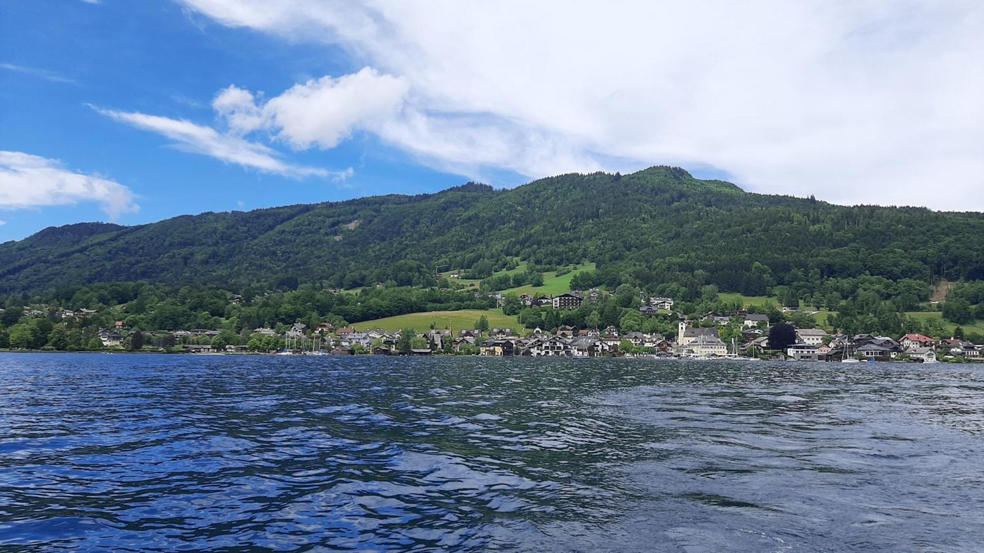 Ferienhaus Goldener Anker Unterach Am Attersee Buitenkant foto