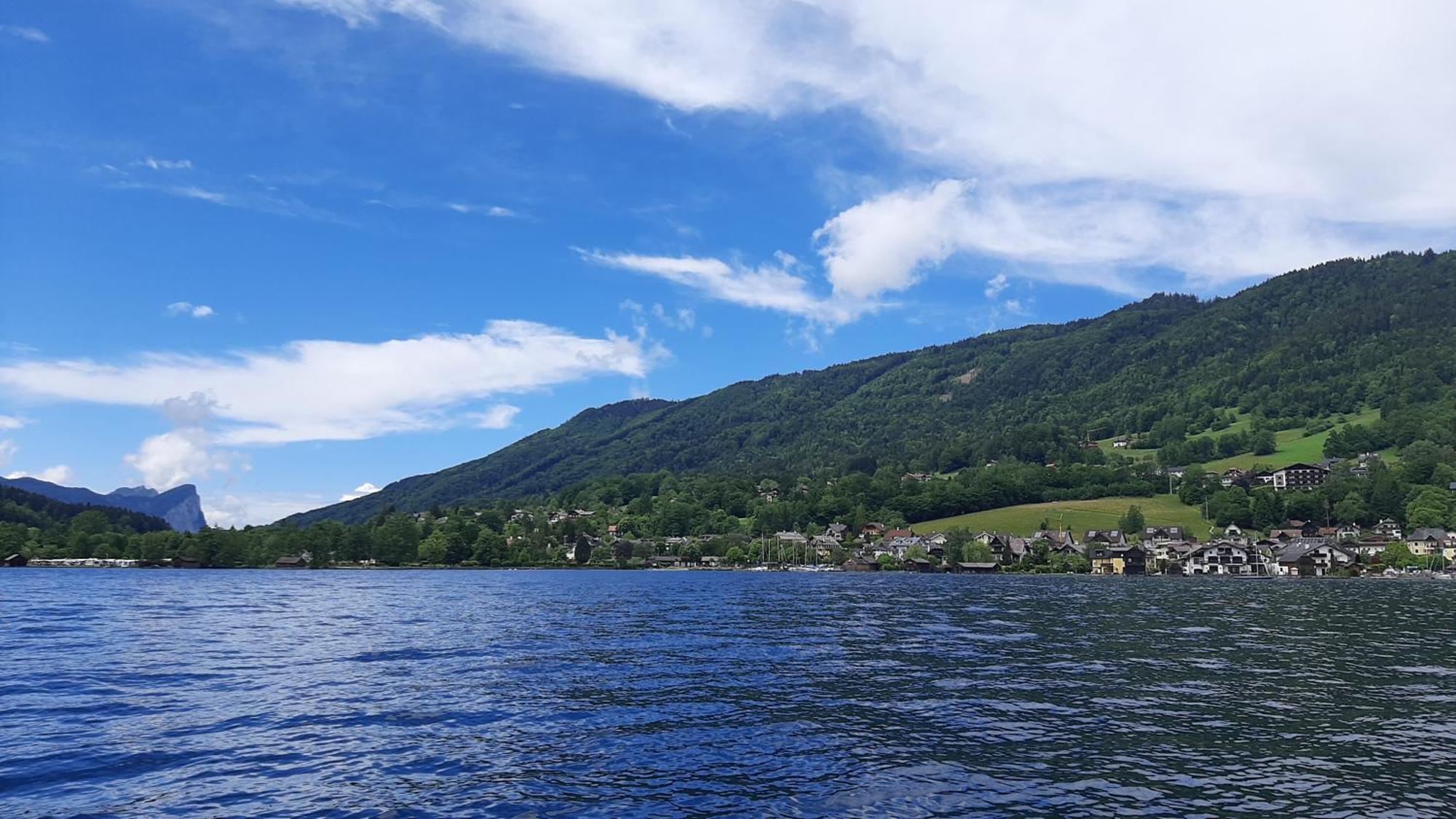 Ferienhaus Goldener Anker Unterach Am Attersee Buitenkant foto